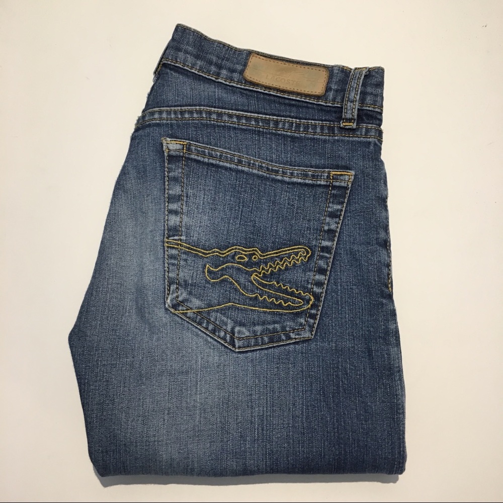 LACOSTE Mens Straight Leg Jean 30” Authentic